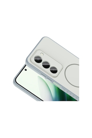 Teleplus Xiaomi Redmi 15 Kılıf Manyetik Şarj Özellikli Tea Olid Kapak