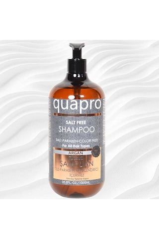 Quapro Argan Özlü Tuzsuz Şampuan 1 L