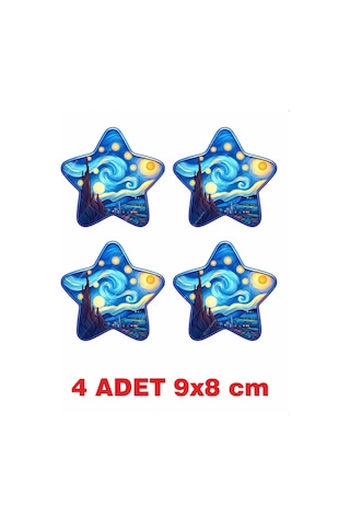 4 Adet Yıldızlı Gece Temalı Ütü İle Yapışan Tekstil Kumaş Tişört Dtf Baskı 3466 4 Adet Yıldızlı Gece Temalı Ütü İle Yapışan Tekstil Kumaş Tişört Dtf Baskı 3466