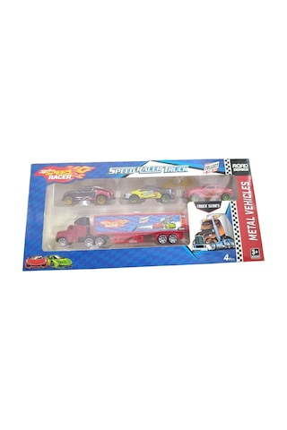Toysan Speed Racer Tır Ve Yarış Arabaları Oyun Seti Toy-40 Çok Renkli