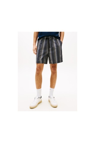 Tommy Hilfiger Tjm Erkek Siyah Aop Kısa Chino Şort-13818 Siyah