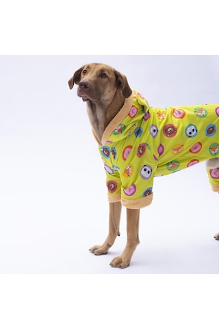 Yeşil Animals Büyük Köpek Mont Büyük Irk Yağmurluk Köpek Kıyafeti