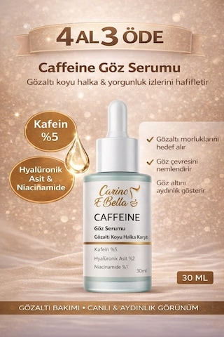 Caffeine Göz Serumu 30 Ml Göz Altı Koyu Halka Karşıtı