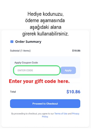 Esimtime 25 Usd Dijital Hediye Kartı