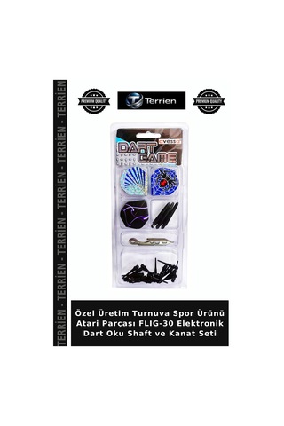 Premium Flıg-30 Elektronik Dart Oku Shaft Ve Kanat Seti Hobi Ürünü Mac Rekabet Çok Renkli