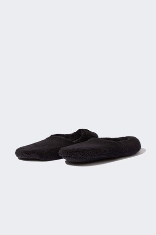 Defacto Erkek Düz Taban Pelüş Ev Patiği D3081ax24wnbk23 Siyah