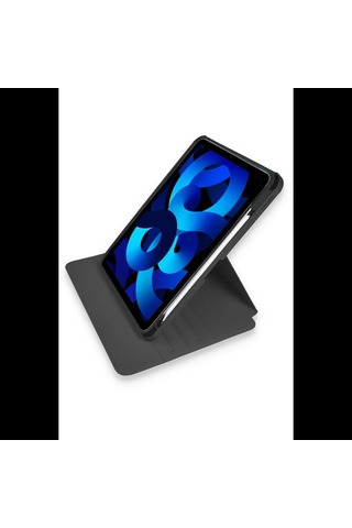Apple Uyumlu iPad Pro 11 2021 Kılıf Starling 360 Kalemlikli Tablet Kılıf - Siyah Diğer