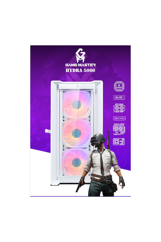 Game Master Hydra 5060 i5-12400F 32 GB 1 TB RTX5060 Free Dos Masaüstü Oyuncu Bilgisayarı