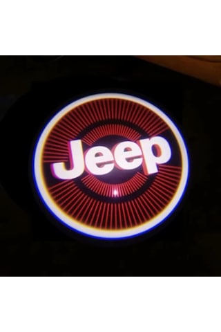 Jeep Pilli Kapı Altı Logosu Mesafe Ve Karanlık Sensörlü 2 Adet