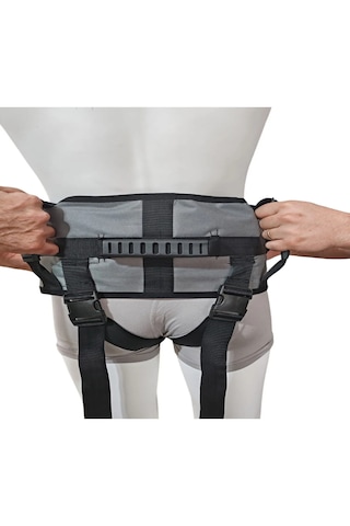 Ozclife Bacak Arası Destekli Hasta Bağlama Taşıma Kemeri - Gri