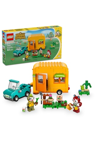 LEGO® Animal Crossing™ Leif Karavan ve Bahçe Dükkanı 77054 - 7 Yaş ve Üzeri Çocuklar için Yaratıcı Oyuncak Yapım Seti (263 Parça)