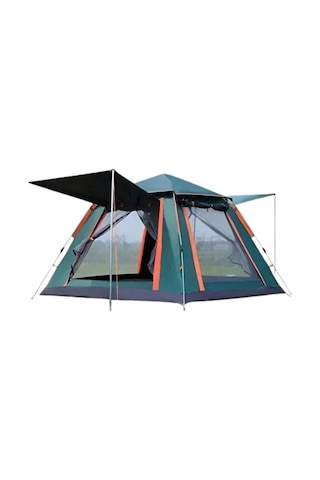 Geniş Aile Kamp Çadırı 240x210 Cm Güneşlikli Otomatik Kurulum Semeglbl - 30 Outdoor Çadır Çok Renkli