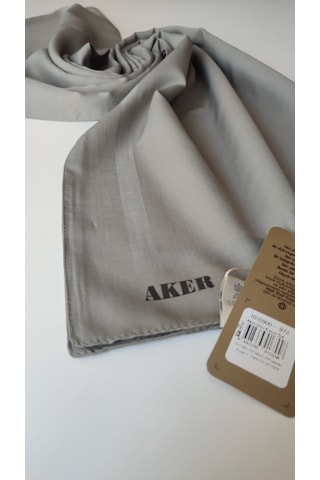 AKER Gri Düz Koton Şal 972 Gri
