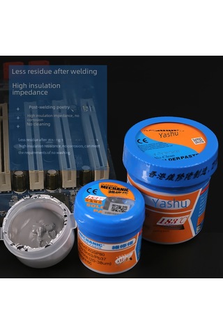 Springsun Tamirci Kurşunlu Lehim Macunu Xg-50 Xgsp80 60g 183 C, Smt Elektronik Devre Tamiri İçin Yüksek Kaliteli Lehim Paste 30/35g, 42/60g Seçenekleri