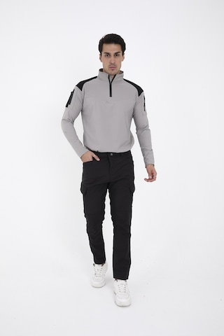 Camp Scoutland Camp593 Outdoor Softshell Su Ve Rüzgara Dayanıklı içi Polarlı Kışlık Erkek Siyah Taktik Pantolon Siyah