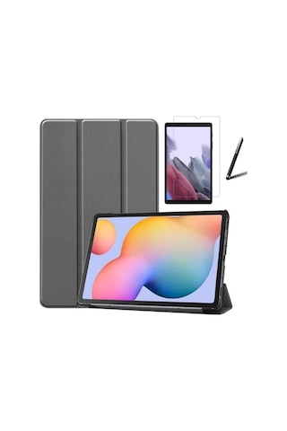 Samsung Galaxy Tab A7 Lite Sm-t220 Uyumlu Akıllı Tablet Kılıfı Ekran Koruyucu Dokunmatik Kalem Arka Kapak