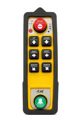 Yayu Yu-6 Vinç Radyo Uzaktan Kumanda Ac 220v 50-60hz Çift Kumandalı Kontrolör