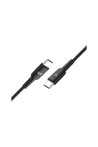 Linktech K604 Safe Type-c - Type-c 60W Hızlı Şarj Kablosu 1M Siyah