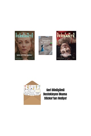 Sen Gittin Gideli + Kumsalda Bir Gece + Belalı Aşk + Okuma Sticker'ları