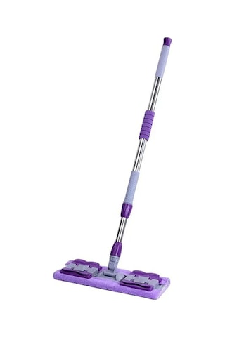 Yedek Bez Hediyeli Ayarlanabilir Mop - Mikrofiber Bezli Mandallı Çok Amaçlı Paspas Yer Mopu