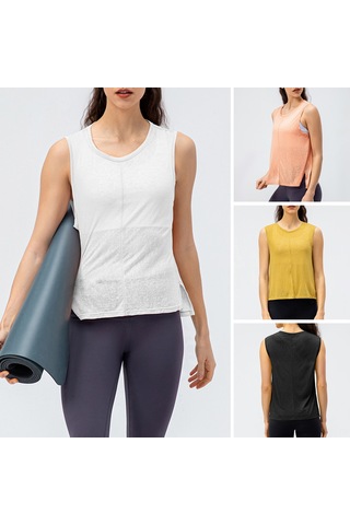 Geeroyoo Kadınlar İçin Nefes Alabilen Spor Yeleği, Kolay Hareket İmkanı, Beyaz Renk, Xs Beden Beyaz