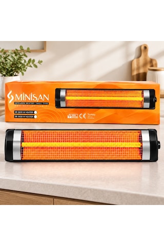 Ufo Tipi Elektrikli Isıtıcı Infared Soba 3000w