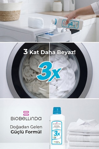 Biobellinda 3x Ultra Konsantre Çamaşır Beyazlatıcısı
