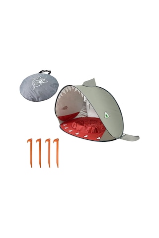 Bebek Havuzlu Plaj Çadırı, 50+ Upf Uv Korumalı Su Geçirmez Çocuk Çadırı Gri Gri