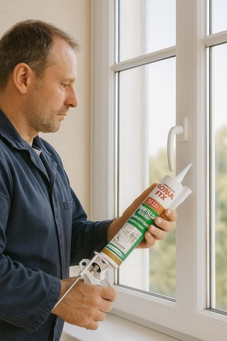 Somafıx Se281 Universal Silicone Beyaz Genel Amaçlı Silikon Mastik Su Geçirmez, Esnek, Hızlı Kuruyan Banyo, Mutfak, Kapı, Pencere, Seramik Ve Pvc İçin