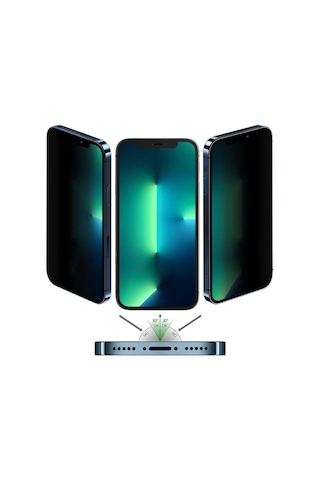 Samsung Galaxy A55- Uyumlu Privacy Hayalet Temperli Cam Ekran Koruyucu - Anti Static Esd Hd