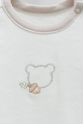 Caramell Hello Forest İkili Uzun Kol Çıtçıtlı Body Gri