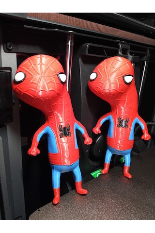 Spider-man Örümcek Adam Dekoratif Biblo 3d Baskı Gamer Masa Dekoru 1 Adet