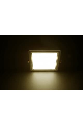 Maxled 6w Siyah Kasa Kare Sıva Altı Led Panel 3000k Günışığı