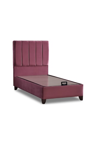 Rosalinda Tek Kişilik Baza + Başlık + Yatak Set 3 Lü Set Pembe