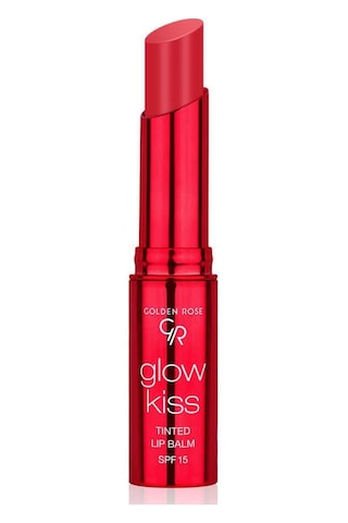 Golden Rose Glow Kiss Tinted Shea Yağı Hyaluronik Asit Ve Vitamin E İçeren Renkli Dudak Balmı 02 Strawberry