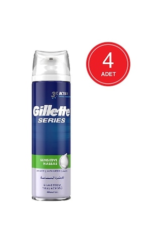 Gillette Series Sensitive Tıraş Köpüğü 4 x 250 ML