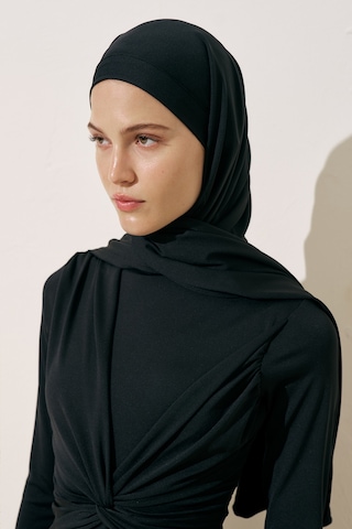 Manuka Bone Bağlamalı Mayo Şal Siyah Siyah