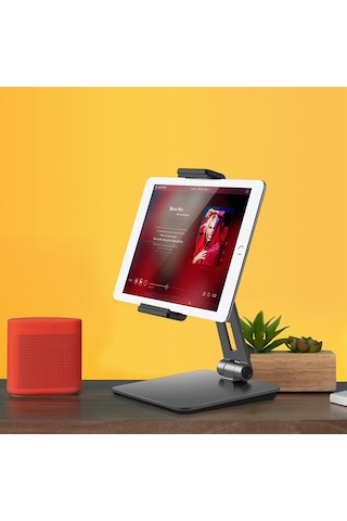 Cbtx Ap-7xn Masaüstü Tablet Tutucu Taşınabilir Telefon Standı İpad Pro Desteği 7-13 İnç Cihazlarla Uyumlu - Koyu Gri