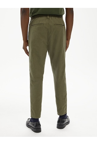 Ltb Düz Paça Keten Görünümlü Jogger Yeşil Pantolon 012254703125026 401 Yeşil