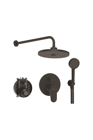 Ideal Standard Bd828xg Cerafine O Ankastre Banyo Duş Sistemi Seti, Mat Siyah Siyah