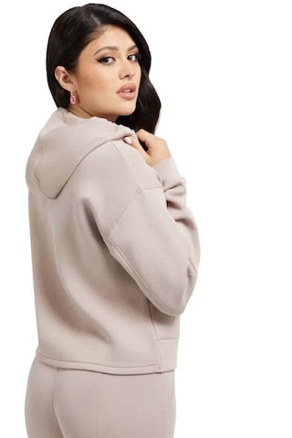 Guess Kadın Üçgen Logolu Scuba Sweatshi Rt Gri