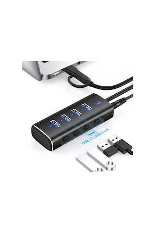 Uhp03-017 Apollobell 4-in-1 Usb-a-hub