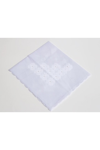 Assehome Saten Iğne Oyalı Incili Bohça