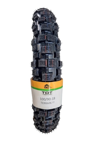 Tdt Tyres 100/90-18 Tt Tubetype/ İç Lastikli Tip Motosiklet Lastiği Terrain3a