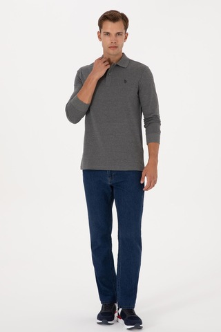 U.s. Polo Assn. Erkek Sweatshirt Antrasit