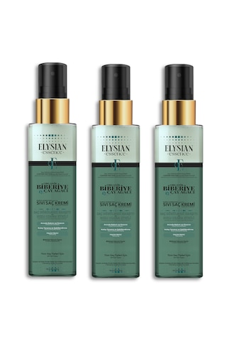 Elysian Essence Biberiye & Çay Ağacı Sıvı Saç Kremi 3'lü Set