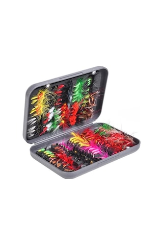 Novahub Çeşitli Renklerde Olta Sineği Seti 20/100 Adet - Taşıma Kutusu Dahil