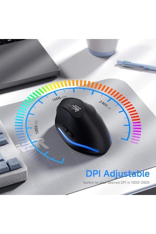 F-35b Bluetooth Type-c Giriş Oyuncu Dikey Ergonomik Mouse 2400dpı