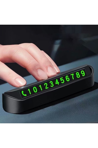 Uravas Store Pratik Fosforlu Telefon Numarası Yamzak İçin Araç İçi Oto Numaratör Numaralık