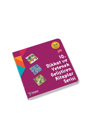 6'Lı Set 3-4 Yaş / Iq Dikkat ve Yetenek Geliştiren Kitaplar